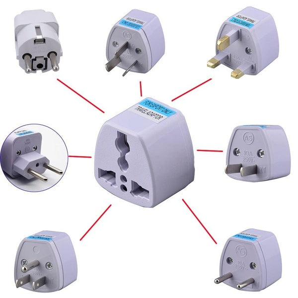 Wall Plug US UK AU To EU Power USA Home Adapter Travel Europe Charger Converter