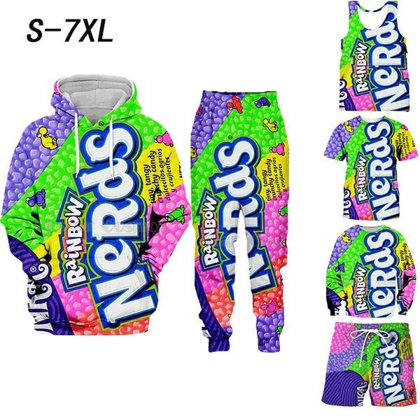 Newest candy Snack bag chocolate sauce 3D Hoodies food Harajuku Men Women Long Sleeve PulloVer Hooded Sweatshirt Casusal Hoodies-pants-vest-t-shirt-s