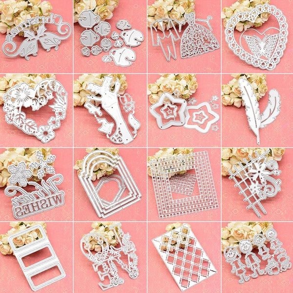 Metal Cutting Dies Stencil Embossing Dies For DIY Scrapbooking Album Decoration Card Making Paper Crafts Die Cuts
