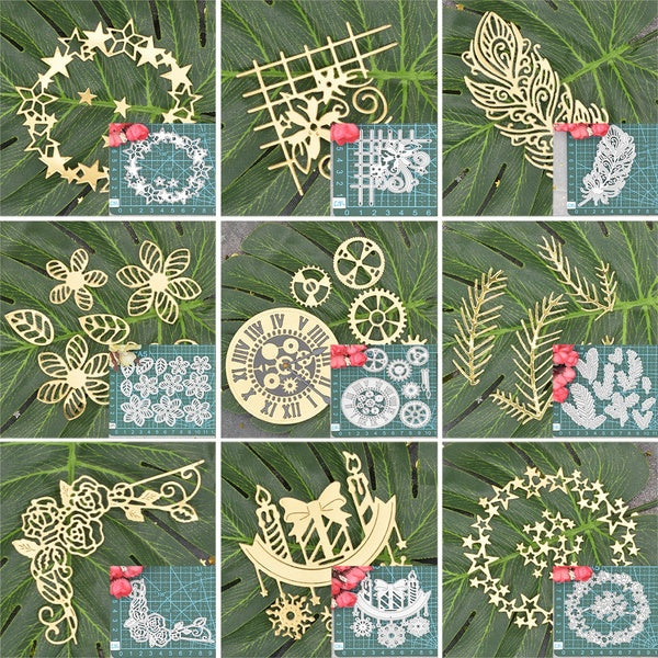 Nouvelles matrices de découpe en métal pochoir papier gaufrage découpes pour bricolage Scrapbooking artisanat cartes de voeux faisant cadeau boîte dé