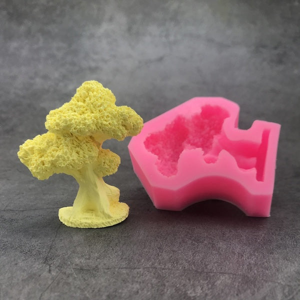 3D grand arbre Silicone moule chocolat Confeitaria moule cuisson Gadget Festival Fondant gâteau pâtisserie décoration outils de bricolage