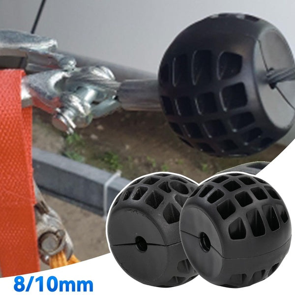 Universal 8mm-10mm Winch Guard Cable Hook Stopper Rubber Waterproof Mount Rope Line Save Commander For ATV UTV Protector Parts