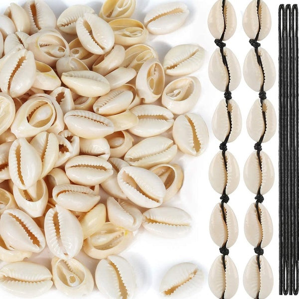 Lot de 50 perles de coquille en spirale naturelle à dos ouvert, coupe lisse, coquillages ovales, coquillages de plage, cauris, perles de charme avec