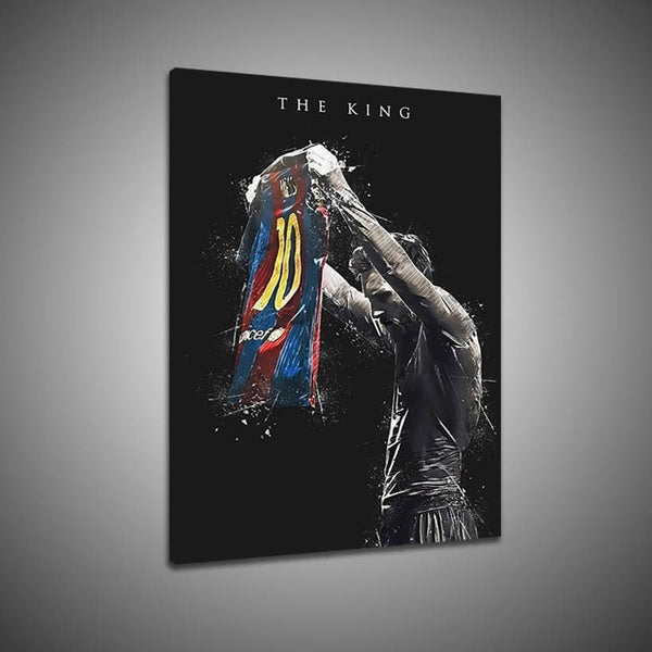 (No Frame) LionelMessi Poster Figure Painting Living Room Decoration Painting Bedroom Bedside Painting, Gift for Him-her