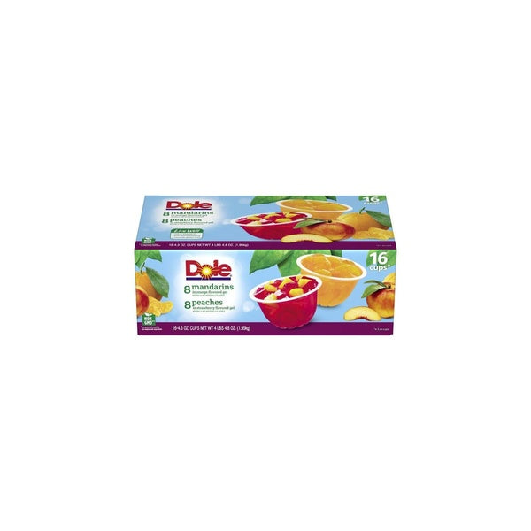 Dole Fruit Bowls in Gel Variety Pack (4.3 oz., 16 ct.)
