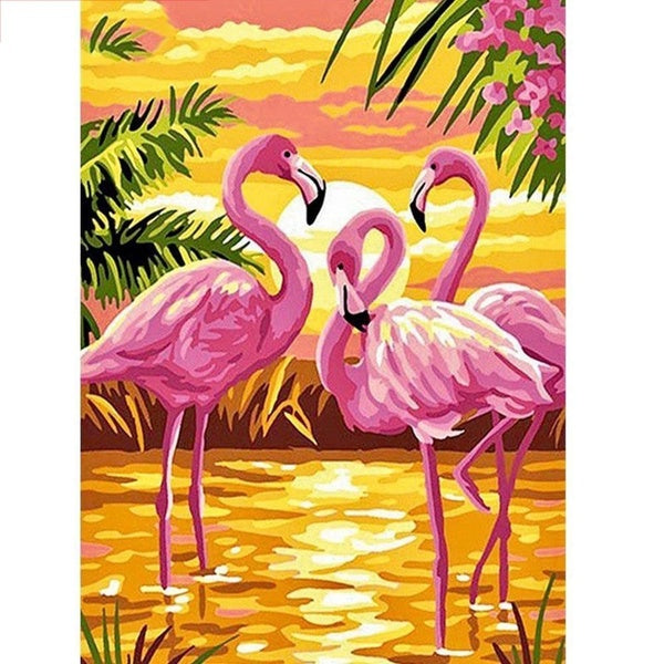 Diamond Painting Flamingo Diamond Embroidery Animal Gift Mosaic Home Decor Cross Stitch