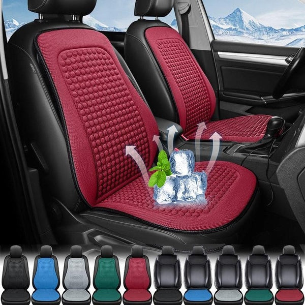 Luxury Car Seat Cushion,Auto Breathable Universal Cooling Car Seat Covers,Protectors for Front Seat Bottoms,Compatible with 95% Vehicles