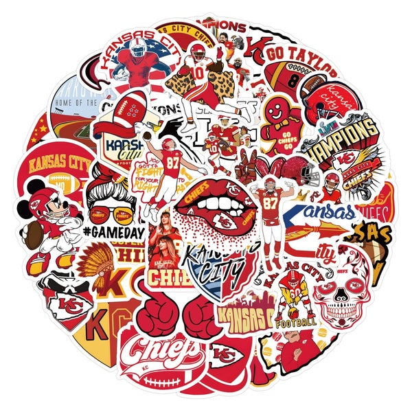 60PCS American football stickers for water bottles, laptops, bicycles, computers, motorcycles, suitcases, car decals decorative stickers 2-2.5 inches