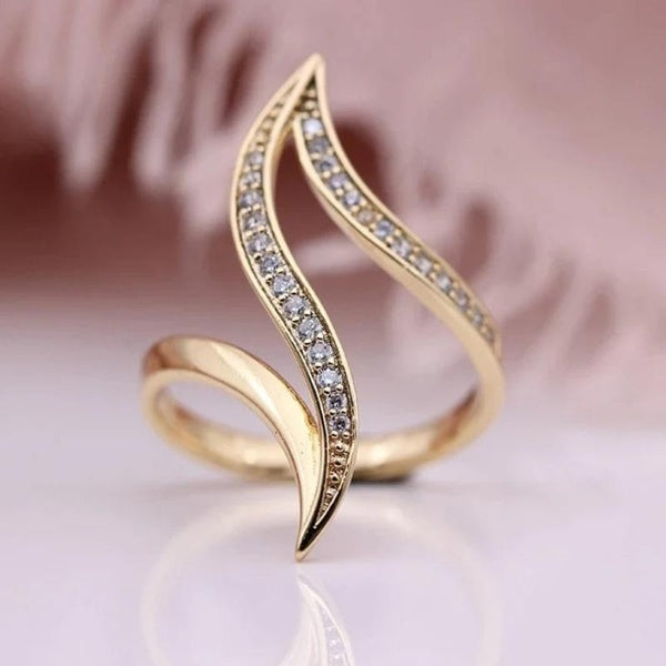 Charmant Zircon Chic Anneaux pour Les Femmes Quotidien Décontracté Fête Déclaration Géométrique Anneaux Bijoux