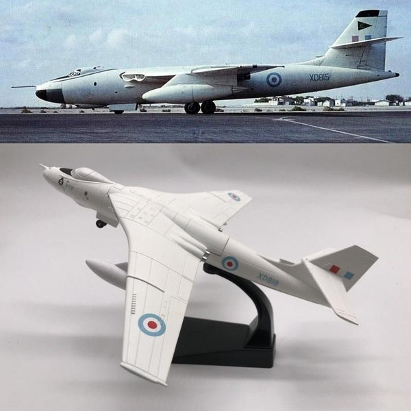 1: 144 Scale Alloy Diecast Military Model Royal Air Force Vickers Valiant Bomber Aircraft Model Plane Toy For Collection Souvenir Gift Home Office De