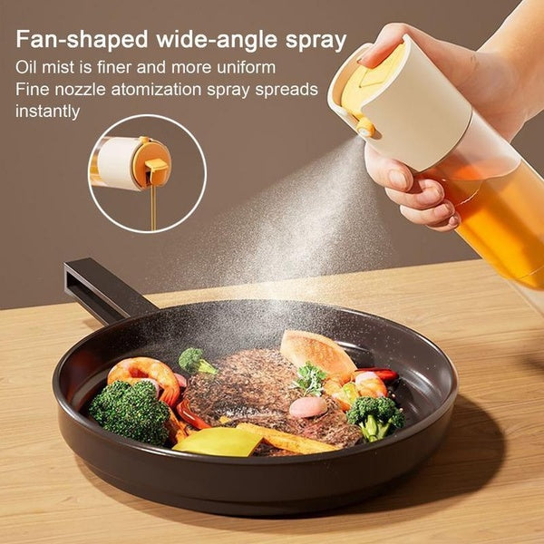 285ml Oil Spray Pot Oil Spray Bottle Cooking Kitchen Olive Oil Sprayer for Camping BBQ Baking Vinegar Soy Sauce for Salad BBQ