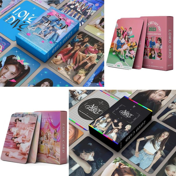 54pcs-box Kpop IVE AFTER LIKE New Album Photo card LOMO CARDS For Fans Collcetion Xmas Gift