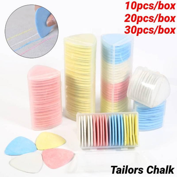 10pcs-20pcs-30pcs Tailors Chalk Triangle Tailor's Fabric Marker Chalk Sewing Fabric Chalk Sewing & Knitting Supplies