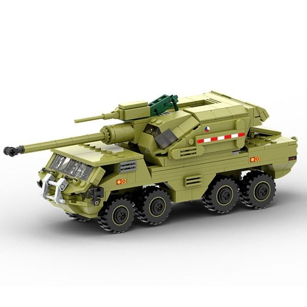 WW2 Military Model Series Dana M2 152 Self-propelled Artillery Building Blocks Bricks Toys Gifts
