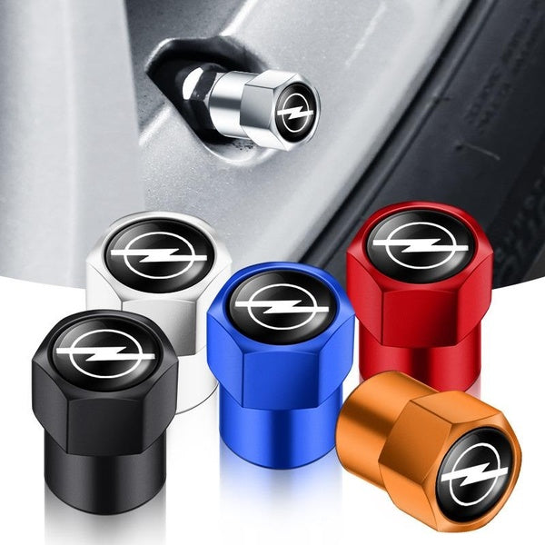 4pcs-set Car Wheel Tires Valves Tyre Stem Caps For For Opel insignia Astra H G J Antara vectra Vivaro zafira b Car styling