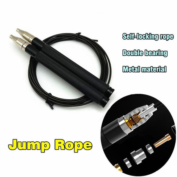 Professional Jump Rope Self-locking Speed Skipping Rope For Crossfit Gym Fitness Training Work Out