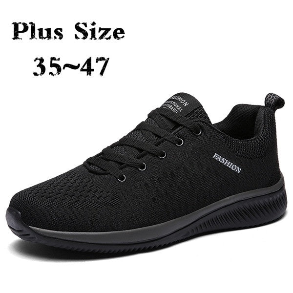 New Men-Female Mesh Casual Shoes Light Comfortable Breathable Walking Sneakers Tennis Shoes Plus Size（35-47）