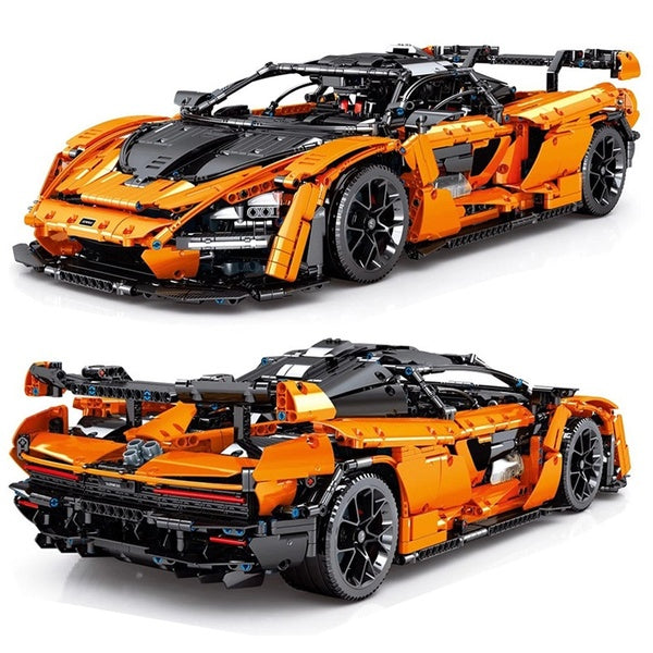 2021 New Orange Super Sport Racing Car 3629Pcs Super Sport Car Model Building Block Brick Educational Assembly Toy Children Boy Gift