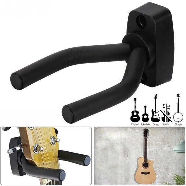 1PCS Guitar Wall Mount Hanger Guitar Hanger Wall Hook Holder Stand Display With Screws Music Instrument Accessories Matron Inn