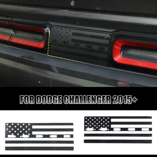 Car Rear Tail Light Middle Sticker Decor Rear Decal Trim for Dodge Challenger 2015+ Exterior Accessories