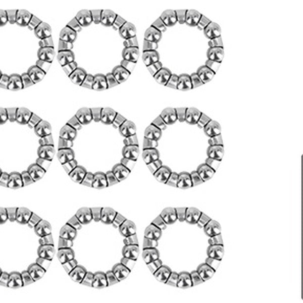 12 pièces 29.5mm x 19mm 9 Cages de roulement à billes roulements à manivelle essieu moyen retenue de roulement de roue pour vélo