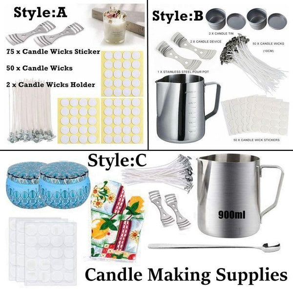 Candle Making Supplies DIY Candle Making Kit for Beginner Adults((Please Select Your Favorite Set))
