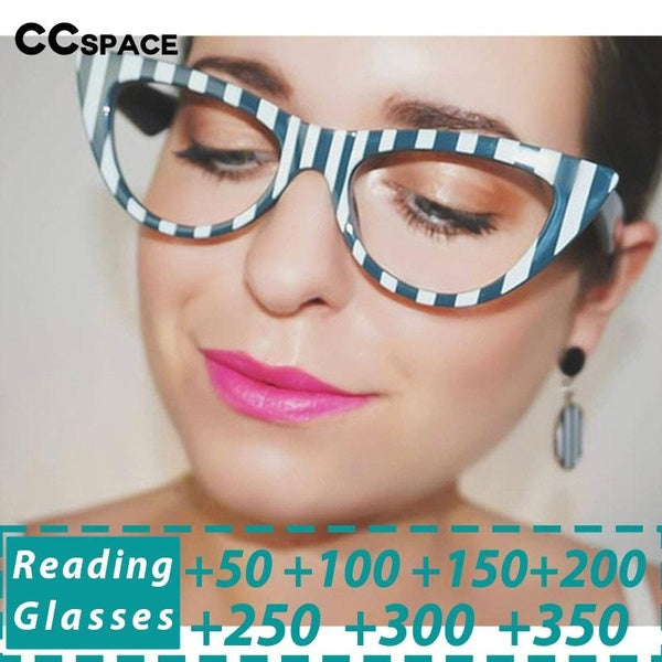 Reading glasses R56373 female cat eye optical glasses pop art TR90 glasses frame color prescription glasses 0-+0.5-+1.0-+1.5-+2.0-+2.5-+3.0-+3.5