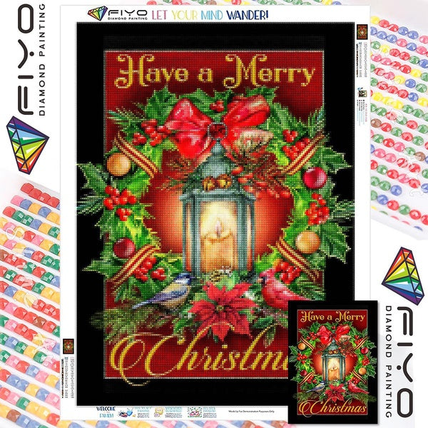 FIYO DIY 5D Diamond Painting Full Drill with Number Kits Maison et Cuisine Mode Mosaïque Diamant Peinture Toile Décoration Murale Cadeau Artisanat po