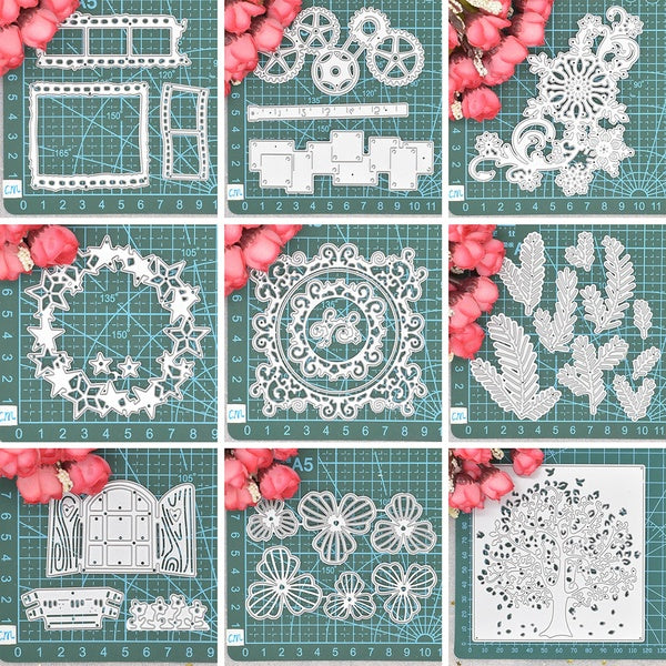 DIY Metal Cutting Dies Paper Embossing Dies for Scrapbooking Albums Decor Handmade Card Craft