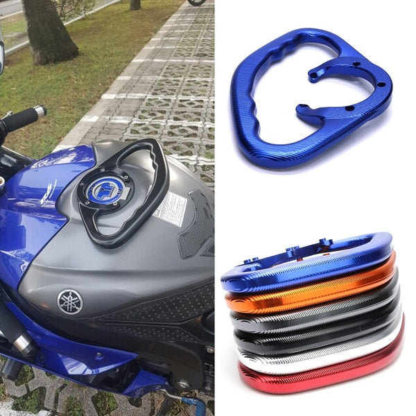 Passenger Handgrips For Yamaha R1 R6 FZ07 MT03 MT07 MT09 MT-25 MT-03 Motorcycle CNC Hand Grip Tank Grab Bar Handles Armrest