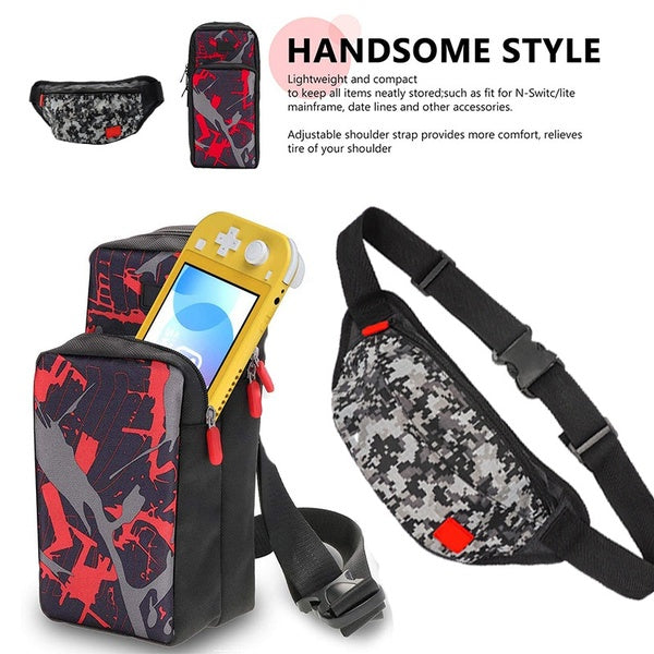 Storage Bag for Nintendo Switch Black Portable Backpack for N-Switch Lite - N-Switch