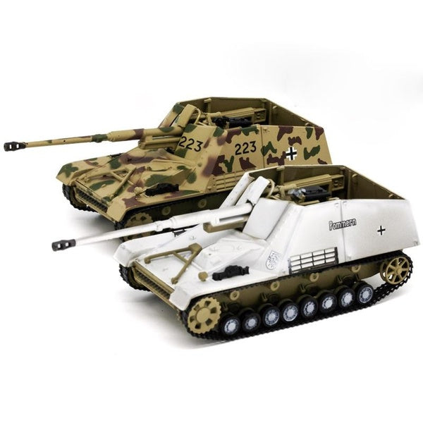 1:72 Scale Alloy Diecast Military Model German Nashorn Tank Destroyer Model Toy For Collection Souvenir Gift Home Office Decoration