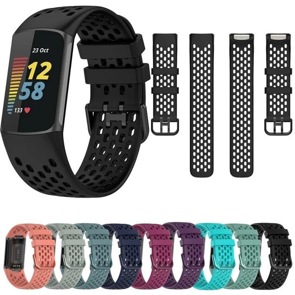 Strap For Fitbit charge6 Smart Watch Band Sports Breathable Strap Silicone Wristband For Fitbit charge5 Bracelet Accessories Matron Inn