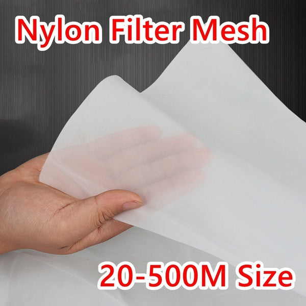 25-830 Micron Food Grade Nylon Filter Wire Mesh 20-30-40-100-200-300-400-500 Woven Mesh Industrial Water Filter Net Kitchen Beer Brewing Filter Strai