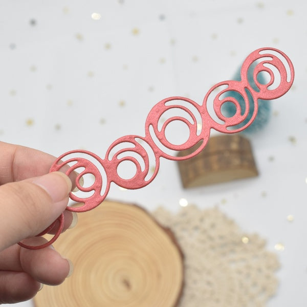 Bubble Metal Die Circle Cutting Dies Stencil for DIY Scrapbooking Embossing Album Paper Card Making Craft