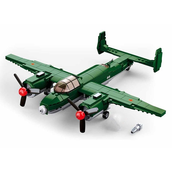 World War II Military Series Russia Tu-2 Tupolev fighter soldier Action Figures Building Blocks Bricks Toys Gifts