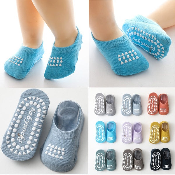 Spring and Summer 0-2 Years Baby Socks Soft Cotton Non Slip Sock Newborn Baby Girl Stuff for Newborns Kids Boy Infants Toddlers Floor Infant Elastic