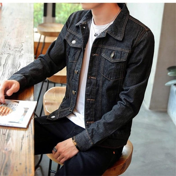 New men jeans jacket mens Bomber Jackets Men hip hop Man Vintage Denim Jacket Coat Streetwear Chaqueta Hombre M-4XL