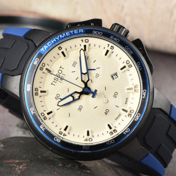 Montre de luxe pour hommes hommes Sport bracelet en caoutchouc montres nouvelle montre à Quartz décontractée hommes classique montres d'affaires mont