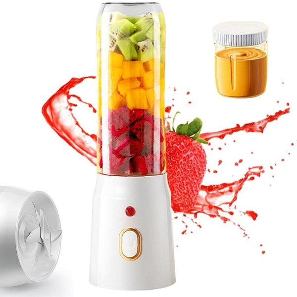 Portable Blender Cup,Electric USB Juicer Blender,Mini Blender Portable Blender For Shakes And Fruit, Juice, Ten Blades For Mixing