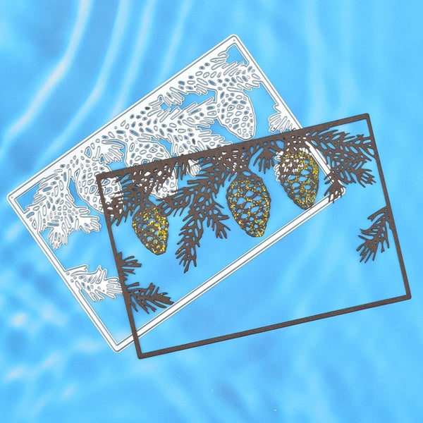 Christmas Pine Cones Cutting Dies for DIY Scrapbooking Album Card Making Paper Crafts Embossing Dies