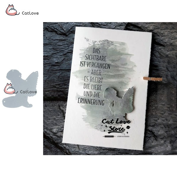 Praying Angel Baby Metal Cutting Dies Stencils For DIY Scrapbooking Paper Card Decorative Craft Dies Embossing Die Cuts New 2019