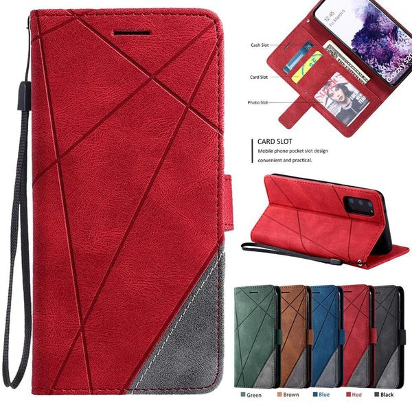 Étui portefeuille à rabat avec fente pour carte, étui en cuir pour Xiaomi Poco X6 X5 F5 Pro Redmi Note 13 12 Pro Plus Note 12s 11 10 Pro iPhone 15 Pr