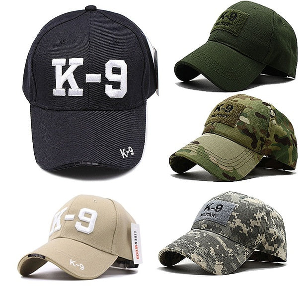 3D brodé K9 chien officier de police flics K-9 SERVICE CHIEN casquette de baseball casquettes hommes chapeau chapeaux casquette réglable casquette de