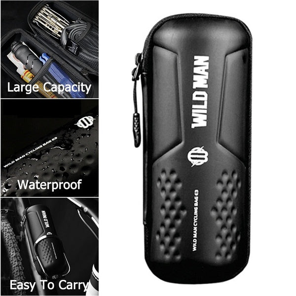 Rainproof Bike Tool Storage Boxes Mountain Bike Bag Bicycle Tool Bag Built-in Mesh Bag Bicycle Bottle Holder