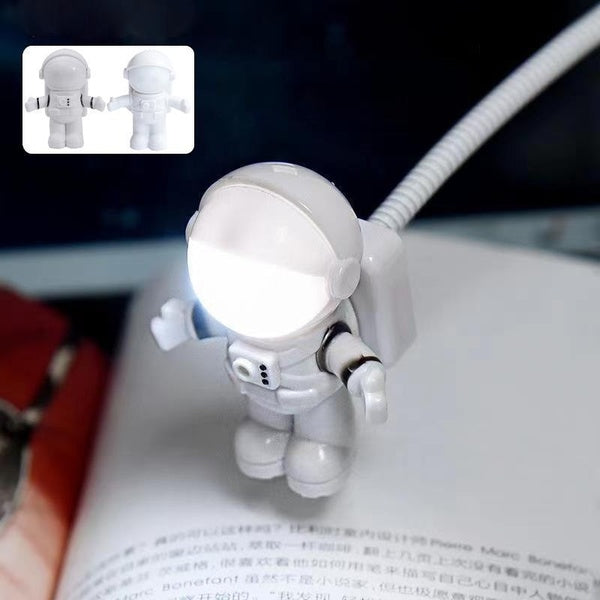 1PC Creative Spaceman Astronaut LED Flexible USB Light Night Light for Kids Toy Laptop PC Notebook Toys for Children for Sleep Well