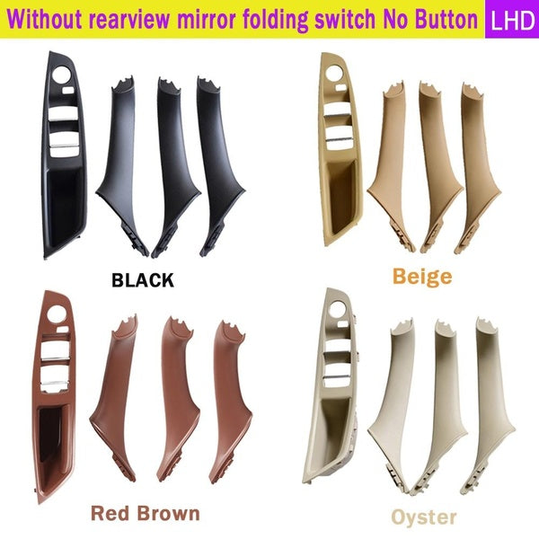 4 pièces LHD gauche conducteur intérieur porte accoudoir fenêtre interrupteur panneau tirer poignée ensemble pour BMW série 5 F10 F11 F18 520i 523i 5