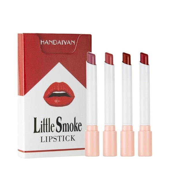 Lipstick set [4 color] matte waterproof lipstick is not easy to fade