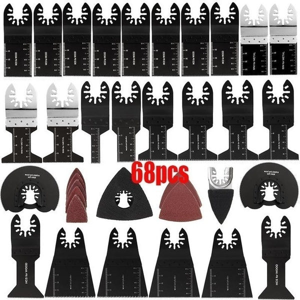 68-56-28-25-20PCS For Fein Multimaster Dewalt Makita Bosch Oscillating Saw Blades Multimaster Rotary Tool Bit Saw Blades