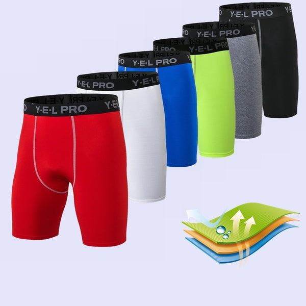 New Design Men's Breathable Shorts Outdoor Sport Running Shorts Gym Fitness Short Pants Compression Pants For Men